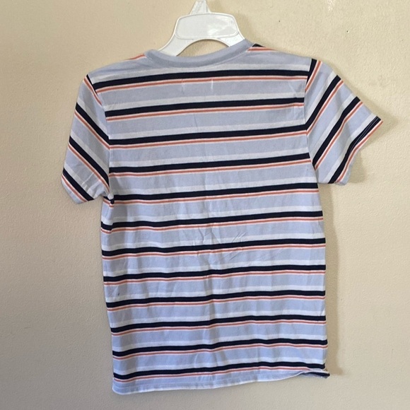 Hollister  striped crew neck short sleeves‎ embroidered logo tee Juniors small - Picture 4 of 9